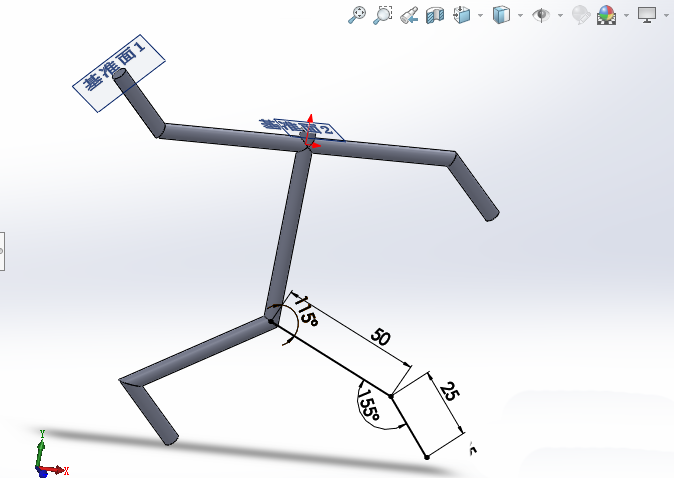 SolidWorks怎么制作三维立体的火柴人?