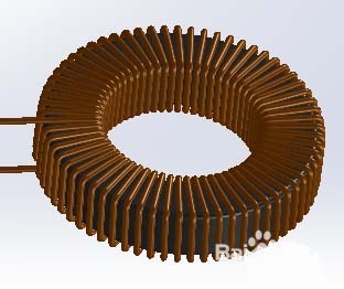 SolidWorks怎么沿着圆环画螺旋线?