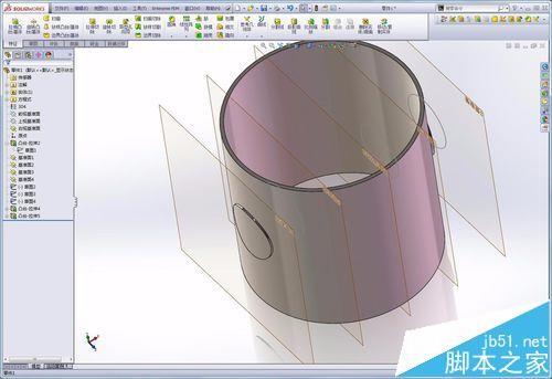 Solidworks怎么在曲面上拉伸? solidworks曲面拉伸的实例教程