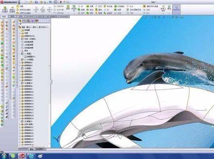 solidworks怎么绘制漂亮的海豚?