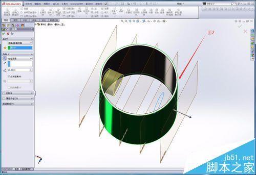 Solidworks怎么在曲面上拉伸? solidworks曲面拉伸的实例教程