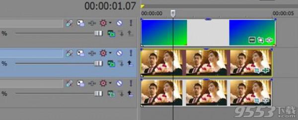 sony vegas怎样调出双色调效果?