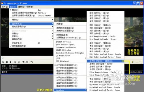 stereoscopic player怎么设置