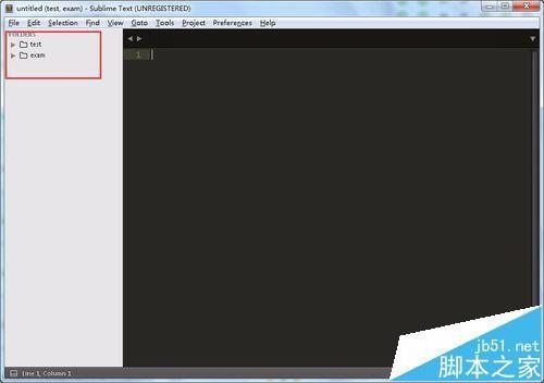 sublime text 3左侧栏目录该怎么设置打开?