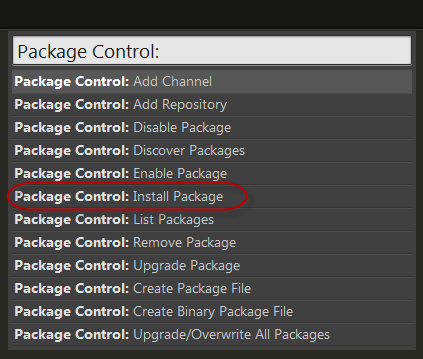 Sublime text 2/3 中 Package Control 怎样安装与使用