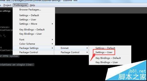 sublime text3怎么设置Emmet输入标签自动闭合?