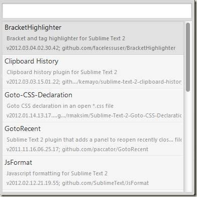 sublime text2 使用技巧心得小结