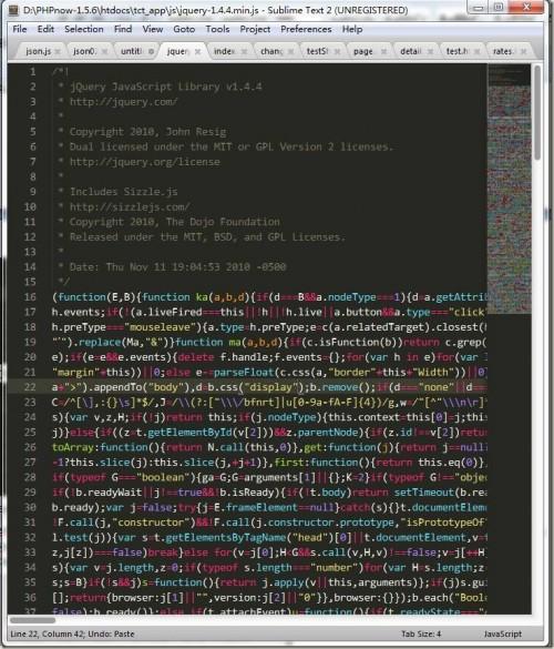 sublime text2 使用技巧心得小结