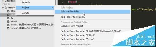 Sublime Text 3怎么设配置浏览默认路径为localhost?