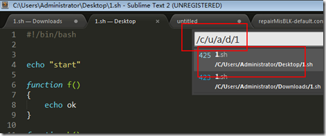 sublime text2 使用技巧心得小结