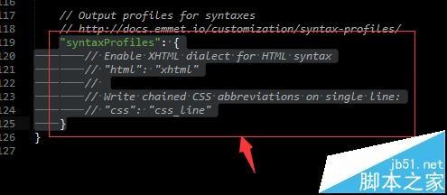 sublime text3怎么设置Emmet输入标签自动闭合?