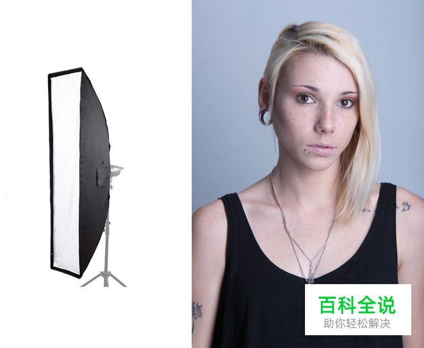 使用不同的灯罩打灯的效果对比