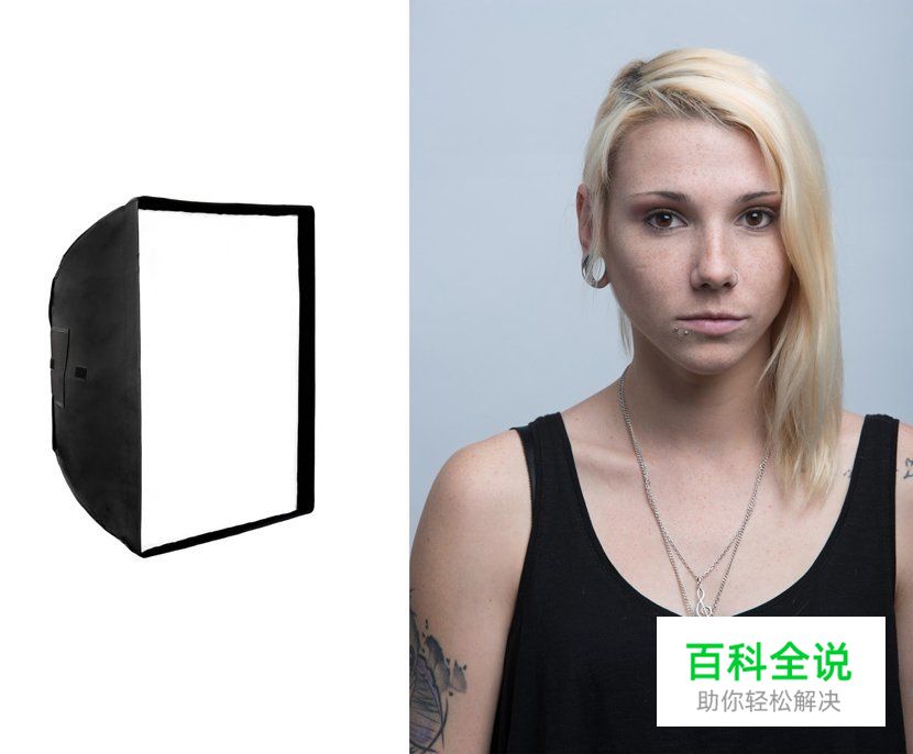 使用不同的灯罩打灯的效果对比