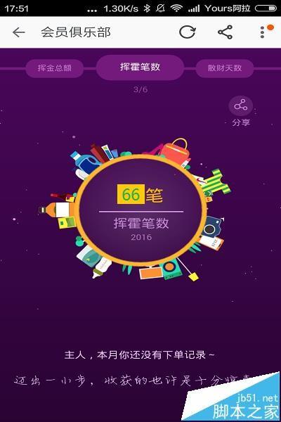 淘宝app怎么查看自己帐号的成长全纪录?