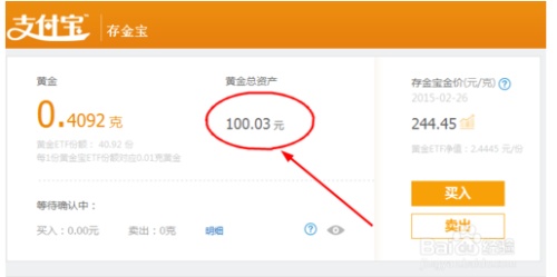 淘宝理财存金宝怎么查看账户资产