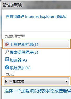 通过禁用加载项来提高浏览器速度