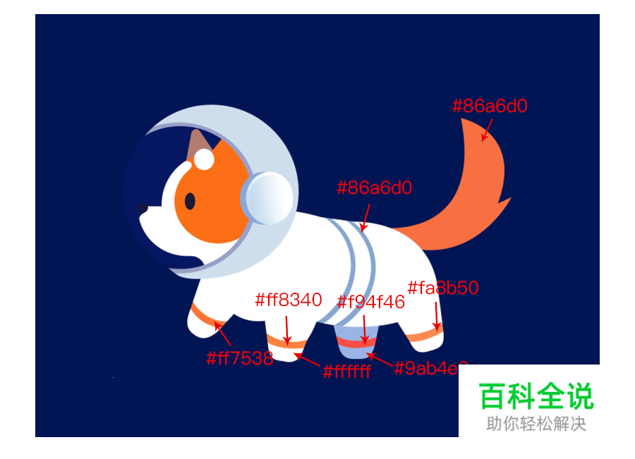 太空狗插画教程