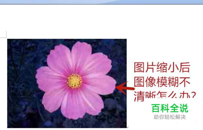 图片缩小后图像模糊不清晰怎么办