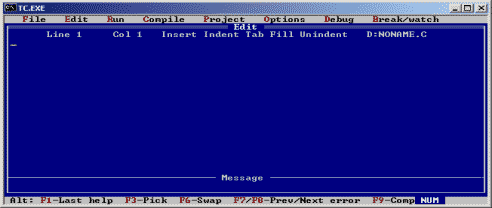Turbo C上机环境与基本操作指导