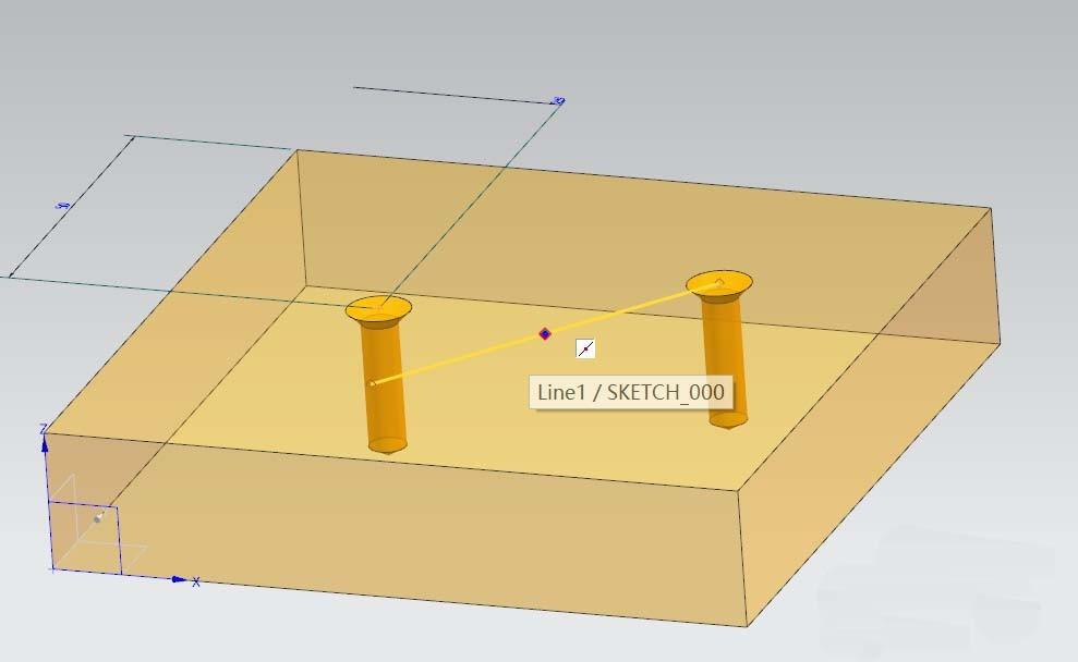 UG10.0三维模型怎么使用打孔命令?