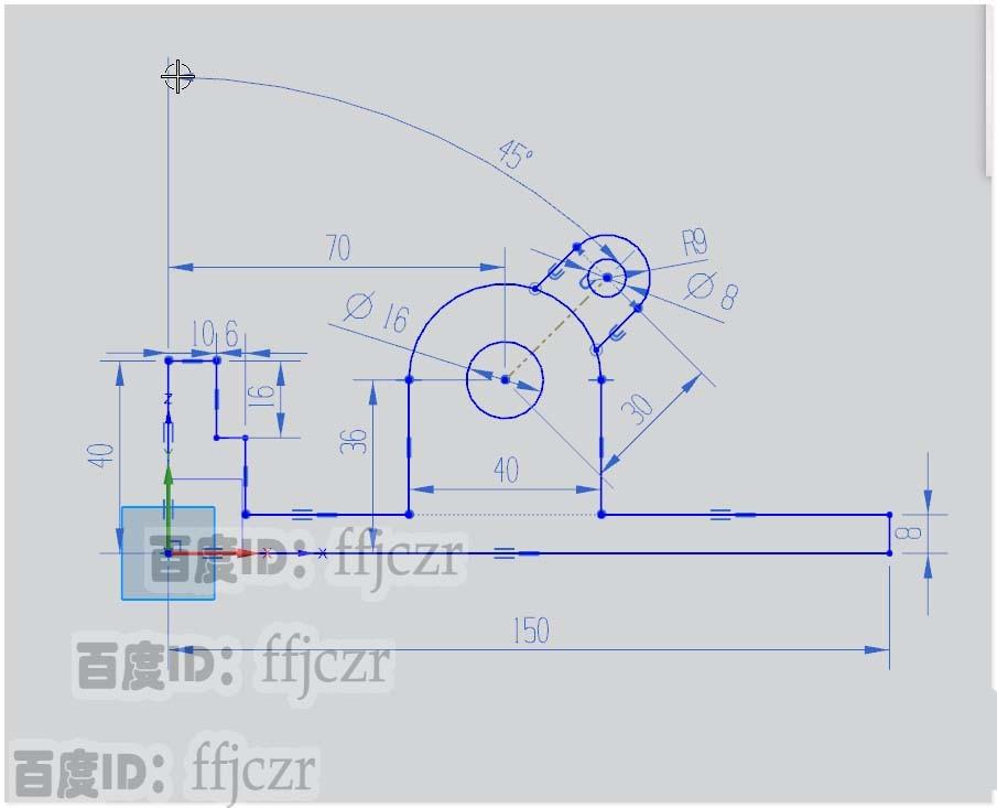 UG12.0怎么创建固定轴座模型?