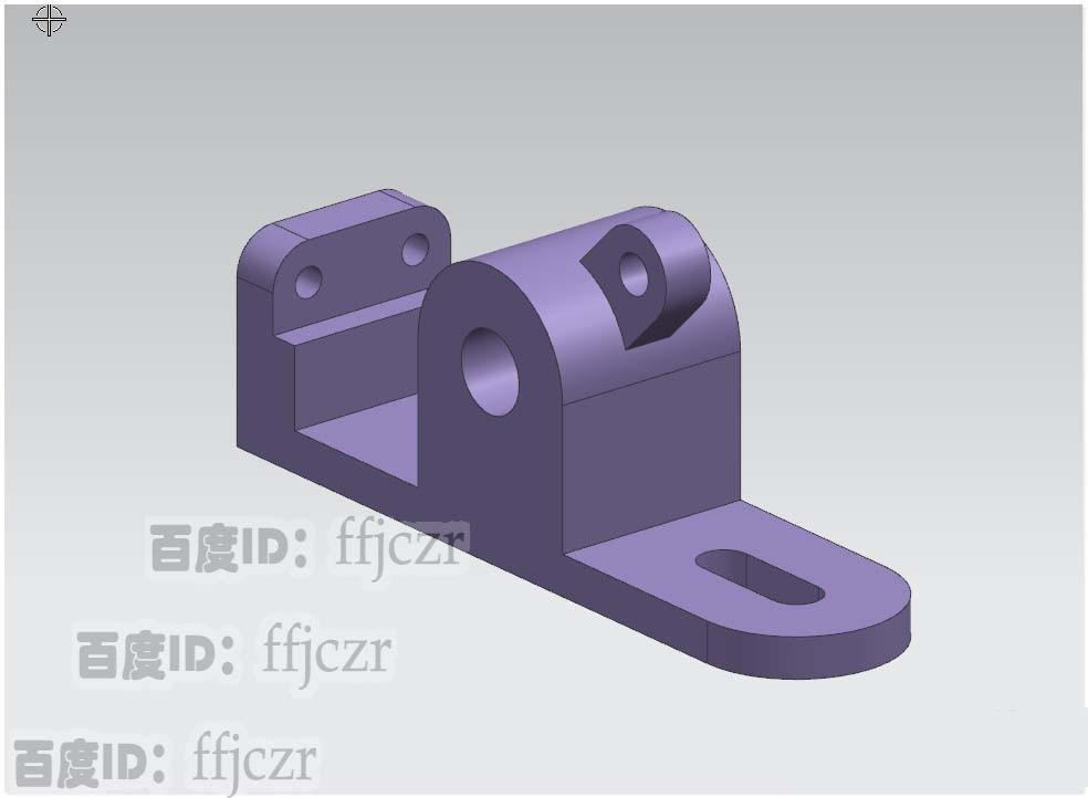 UG12.0怎么创建固定轴座模型?