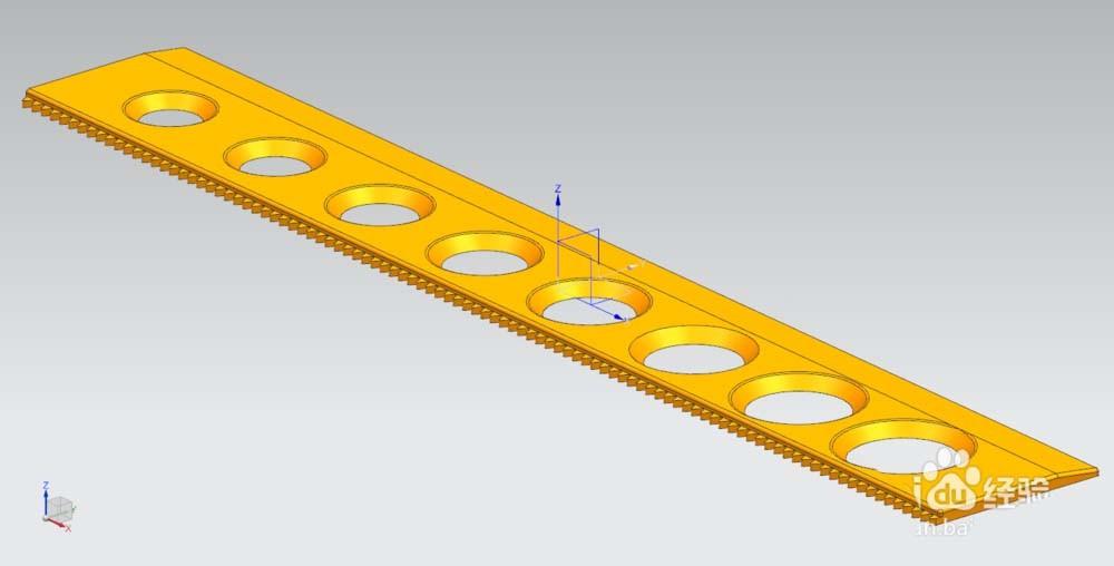 UG12.0怎么建模直尺? ug直尺模型的设计方法