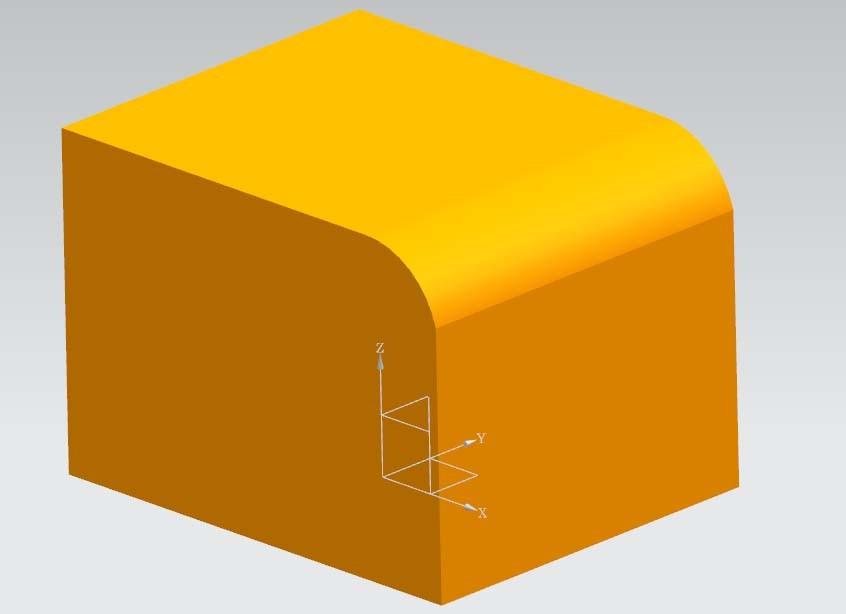 UG模型怎么制作曲线滚边的圆角?