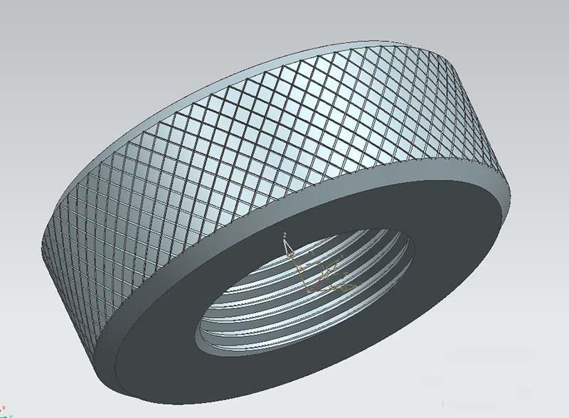 UG怎么绘制滚花零件模型?