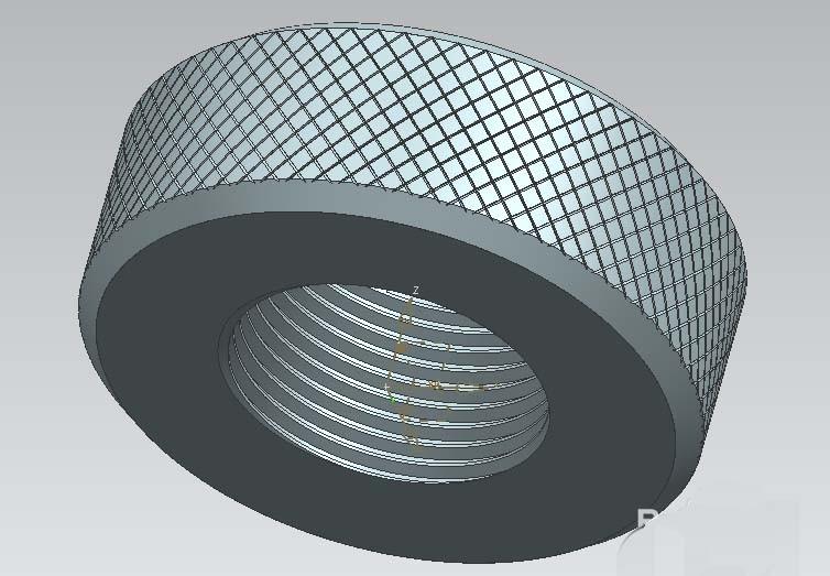 UG怎么绘制滚花零件模型?