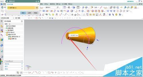 ug怎么画锥形螺纹? ug锥形螺纹模型的制作方法