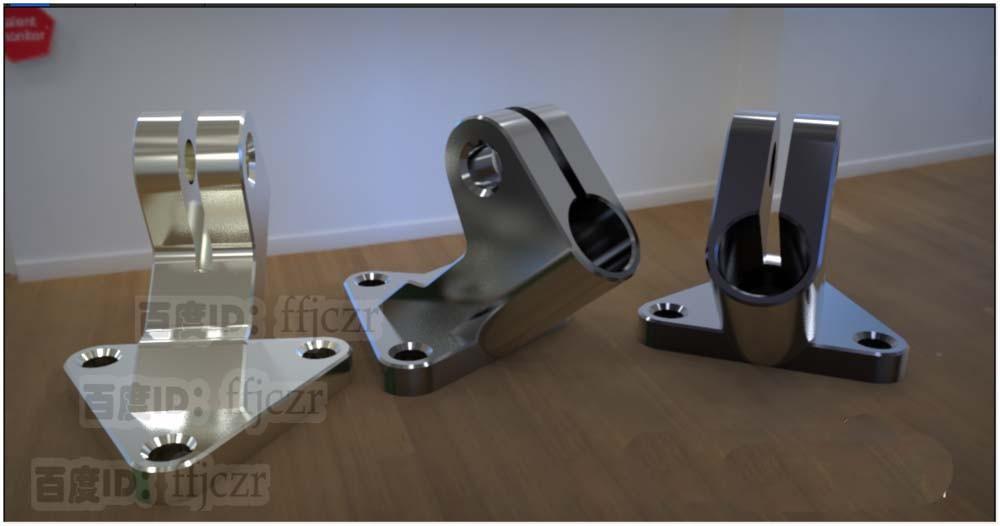 UG怎么建模斜柱连接座零件模型?