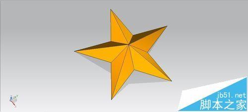 UG中怎么建模? UG建立立体五角星模型的教程