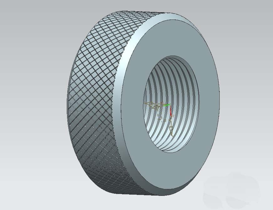 UG怎么绘制滚花零件模型?