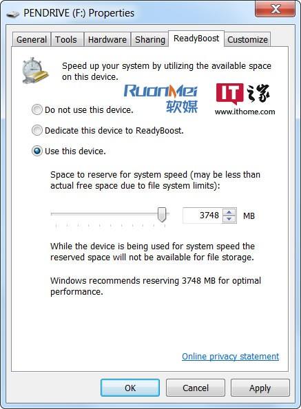 U盘真的可以给Win7/Win8系统加速吗?