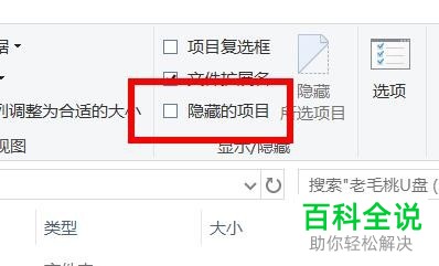 U盘中的文件没有显示但是却占用着空间如何解决