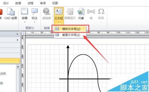 visio怎么绘制几何函数图? visio绘制坐标函数的教程