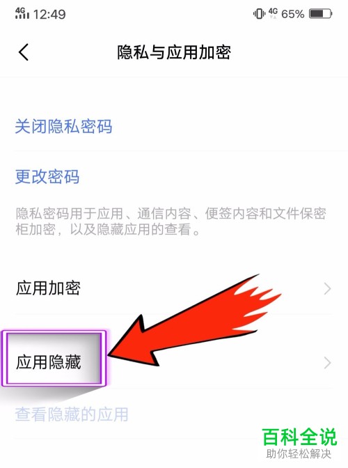 vivo手机如何将应用隐藏功能开启