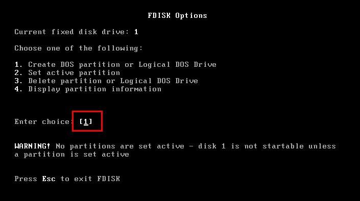 VMware 虚拟机 安装 DOS6.22（二）系统安装篇