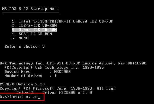 VMware 虚拟机 安装 DOS6.22（二）系统安装篇