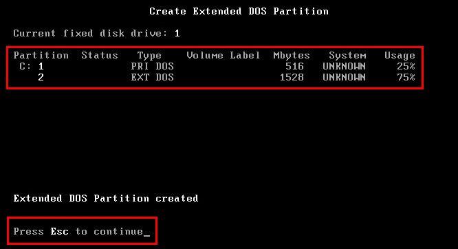 VMware 虚拟机 安装 DOS6.22（二）系统安装篇