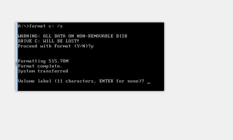 VMware 虚拟机 安装 DOS6.22（二）系统安装篇
