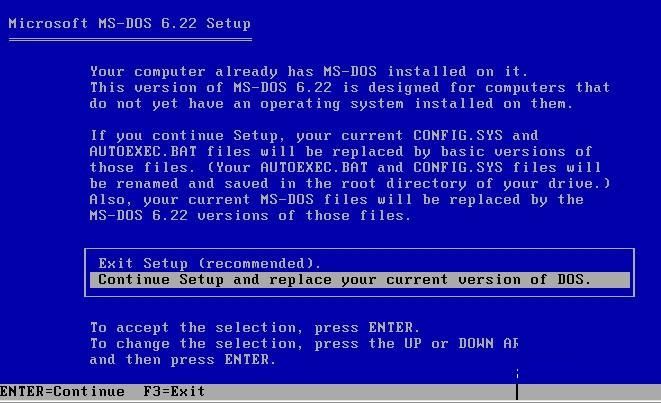 VMware 虚拟机 安装 DOS6.22（二）系统安装篇