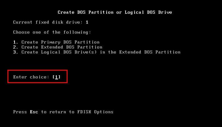 VMware 虚拟机 安装 DOS6.22（二）系统安装篇
