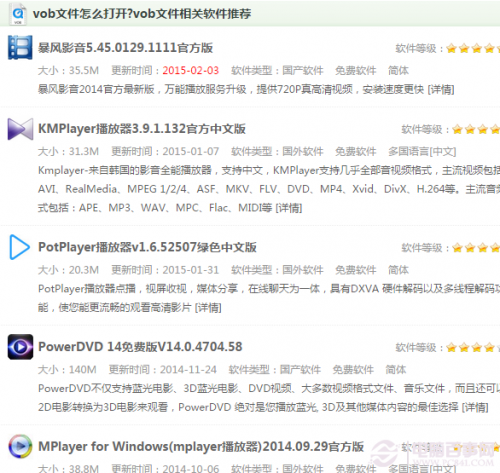 vob文件如何打开?