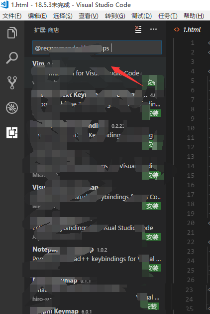 vscode怎么设置键映射扩展? vscode键映射的教程