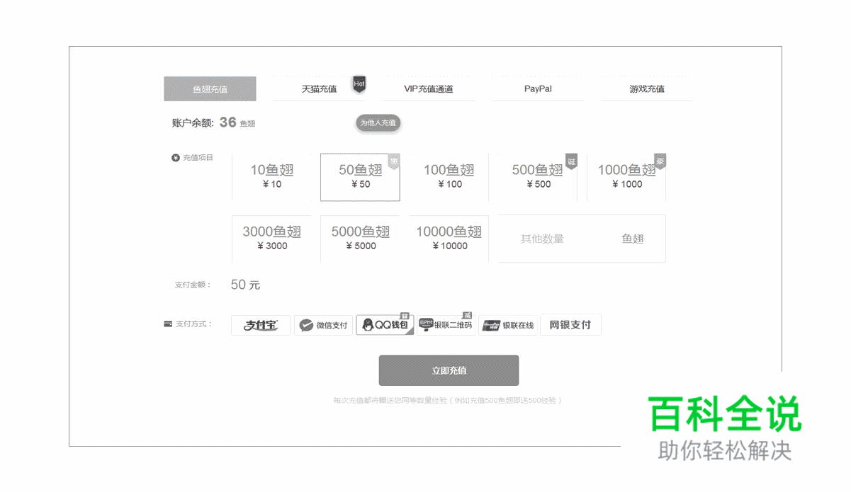 web充值页面改版案例经验浅谈