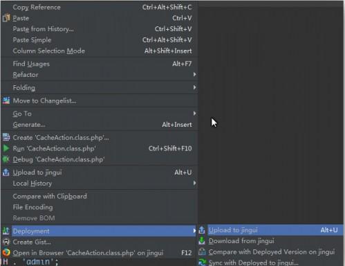 webstorm/phpstorm配置连接ftp快速进行文件比较(上传下载/同步)操作
