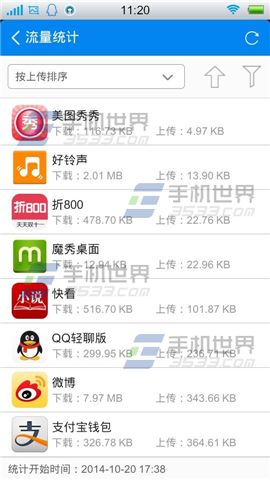 WIFI万能钥匙怎么查看流量统计?