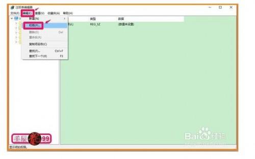 Win10系统如何设置登录用户名的注册表权限?